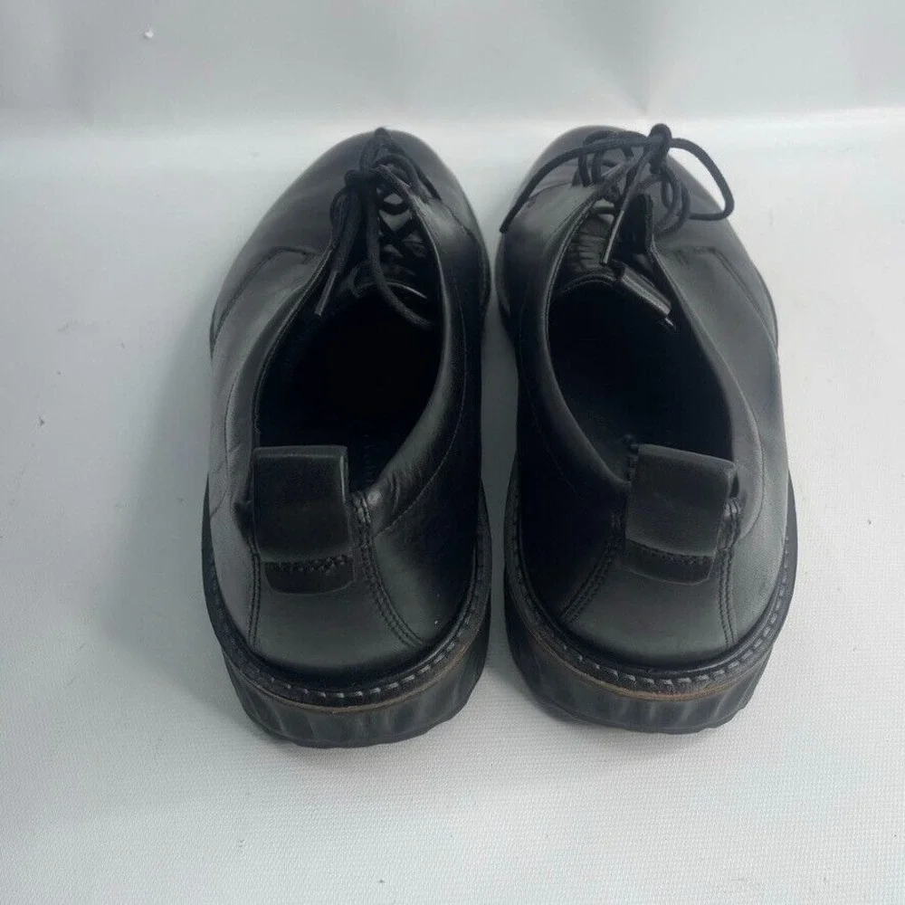 ECCO MENS‎ ST.1 HYBRID BLACK LEATHER PLAIN TOE OXFORD SIZE 44 / 10-10.5 $250